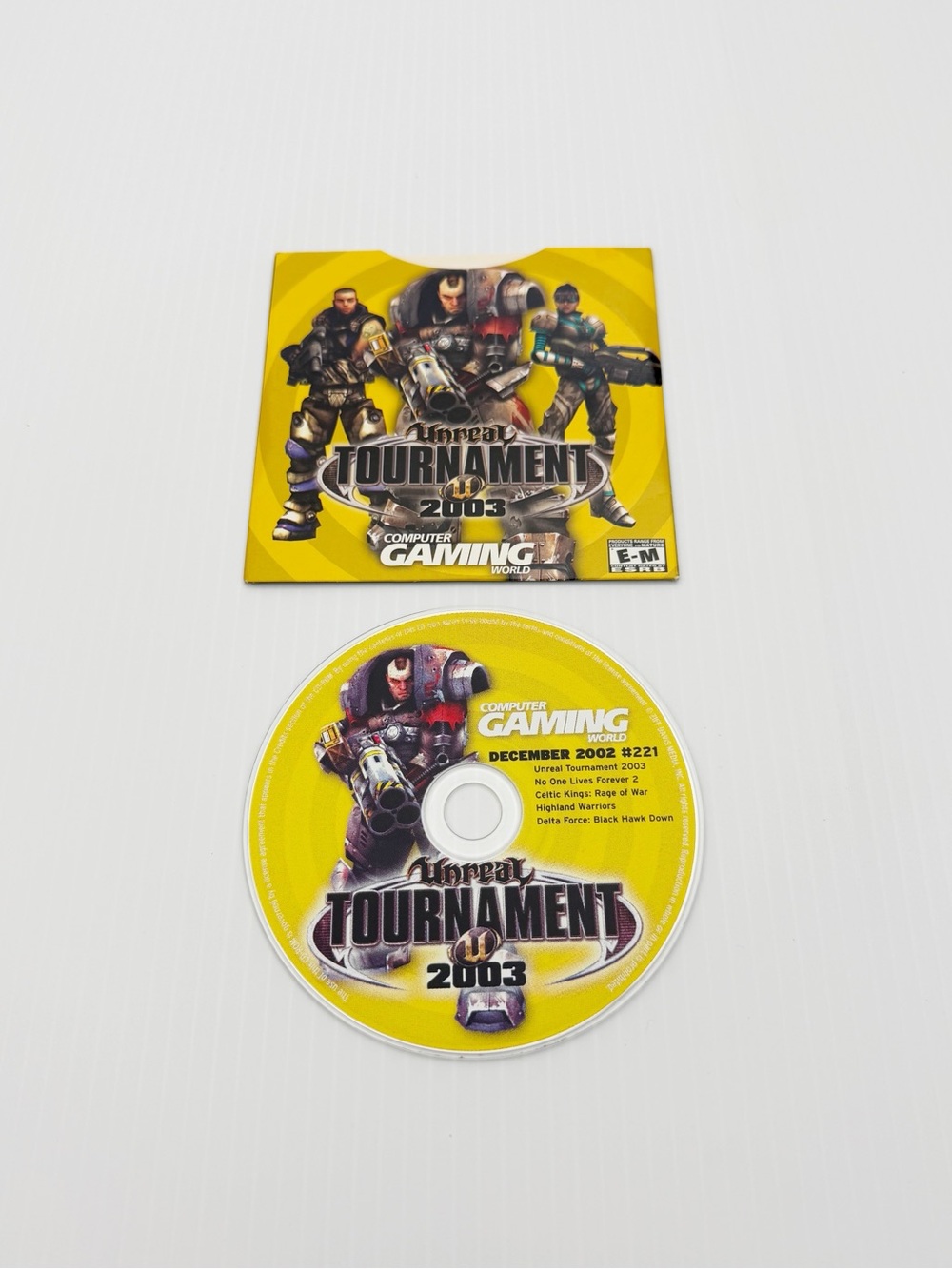 Computer Gaming World Unreal Tournament 2003 PC Video Game Demo Disc